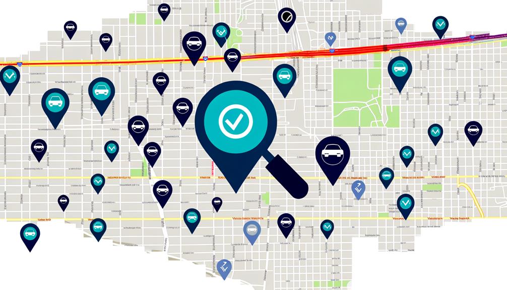 locating inspection sites efficiently